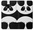 S2085 Panda Minimalist Etui Coque Housse pour Note 9 Samsung Galaxy Note9