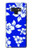 S2244 Hawaiian Hibiscus Blue Pattern Etui Coque Housse pour Note 9 Samsung Galaxy Note9