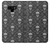 S2371 Skull Vintage Monochrome Pattern Etui Coque Housse pour Note 9 Samsung Galaxy Note9