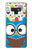 S2521 Cute Nerd Owl Cartoon Etui Coque Housse pour Note 9 Samsung Galaxy Note9