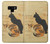 S3229 Vintage Cat Poster Etui Coque Housse pour Note 9 Samsung Galaxy Note9