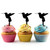 TA0784 Hummingbird Cupcake Toppers Acrylique De Mariage Joyeux anniversaire pour Gâteau Partie Décoration 10 Pièces