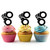 TA0806 Handcuffs Cupcake Toppers Acrylique De Mariage Joyeux anniversaire pour Gâteau Partie Décoration 10 Pièces