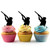 TA0811 Hunter Shoot Shotgun Cupcake Toppers Acrylique De Mariage Joyeux anniversaire pour Gâteau Partie Décoration 10 Pièces