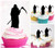 TA0815 Death Grim Reaper Cupcake Toppers Acrylique De Mariage Joyeux anniversaire pour Gâteau Partie Décoration 10 Pièces
