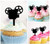 TA0854 Movie Projector Cupcake Toppers Acrylique De Mariage Joyeux anniversaire pour Gâteau Partie Décoration 10 Pièces