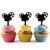 TA0854 Movie Projector Cupcake Toppers Acrylique De Mariage Joyeux anniversaire pour Gâteau Partie Décoration 10 Pièces