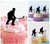 TA0859 Ice Hockey Player Cupcake Toppers Acrylique De Mariage Joyeux anniversaire pour Gâteau Partie Décoration 10 Pièces