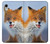 S0417 Fox Etui Coque Housse pour iPhone XR