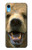 S0840 Grizzly Bear Face Etui Coque Housse pour iPhone XR