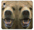 S0840 Grizzly Bear Face Etui Coque Housse pour iPhone XR