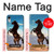 S0934 Sauvage Black Horse Etui Coque Housse pour iPhone XR