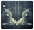 S1516 White Wolf Etui Coque Housse pour iPhone XR