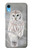 S1566 Snowy Owl White Owl Etui Coque Housse pour iPhone XR