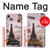 S2211 Carte postale de Paris Tour Eiffel Etui Coque Housse pour iPhone XR