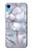 S2316 Dark Blue Marble Texture Graphic Print Etui Coque Housse pour iPhone XR