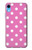 S2358 Pink Polka Dots Etui Coque Housse pour iPhone XR