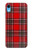 S2374 Tartan Red Pattern Etui Coque Housse pour iPhone XR