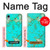 S2377 Turquoise Texture Motif imprimé Gemme Etui Coque Housse pour iPhone XR
