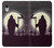 S3262 Grim Reaper Night Moon Cemetery Etui Coque Housse pour iPhone XR