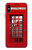 S0058 British Red Telephone Box Etui Coque Housse pour iPhone X, iPhone XS