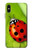 S0892 Ladybug Etui Coque Housse pour iPhone X, iPhone XS