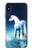 S1130 Unicorn Horse Etui Coque Housse pour iPhone X, iPhone XS