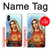 S2420 La Vierge Marie Santa Maria Etui Coque Housse pour iPhone X, iPhone XS