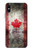 S2490 Canada Maple Leaf Flag Texture Etui Coque Housse pour iPhone X, iPhone XS