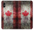 S2490 Canada Maple Leaf Flag Texture Etui Coque Housse pour iPhone X, iPhone XS