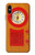 S2780 Vintage Orange Bakelite Radio Etui Coque Housse pour iPhone X, iPhone XS