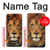 S2870 Lion Roi des Bêtes Etui Coque Housse pour iPhone X, iPhone XS