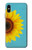 S3039 Vintage Sunflower Blue Etui Coque Housse pour iPhone X, iPhone XS