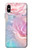 S3050 Vintage Pastel Flowers Etui Coque Housse pour iPhone X, iPhone XS
