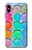 S3235 Watercolor Mixing Etui Coque Housse pour iPhone X, iPhone XS