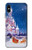 S3282 Santa Xmas Castle Etui Coque Housse pour iPhone X, iPhone XS