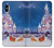 S3282 Santa Xmas Castle Etui Coque Housse pour iPhone X, iPhone XS