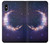S3324 Crescent Moon Galaxy Etui Coque Housse pour iPhone X, iPhone XS