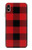 S2931 Red Buffalo Check Pattern Etui Coque Housse pour iPhone XS Max