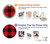 S2931 Rouge Buffle motif de vérification Etui Coque Housse pour iPhone XS Max