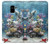 S0227 Aquarium 2 Etui Coque Housse pour Samsung Galaxy A8 (2018)