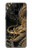 S0426 Gold Dragon Etui Coque Housse pour Samsung Galaxy A8 (2018)