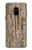 S0600 Wood Graphic Printed Etui Coque Housse pour Samsung Galaxy A8 (2018)