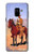 S0772 Cowboy Western Etui Coque Housse pour Samsung Galaxy A8 (2018)