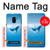 S0843 Baleine bleue Etui Coque Housse pour Samsung Galaxy A8 (2018)