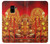 S1030 Hindu God Durga Puja Etui Coque Housse pour Samsung Galaxy A8 (2018)