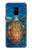 S1249 Blue Sea Turtle Etui Coque Housse pour Samsung Galaxy A8 (2018)