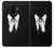 S1591 Anonymous Man in Black Suit Etui Coque Housse pour Samsung Galaxy A8 (2018)