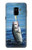 S1594 Bass Fishing Etui Coque Housse pour Samsung Galaxy A8 (2018)