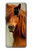S1595 Beautiful Brown Horse Etui Coque Housse pour Samsung Galaxy A8 (2018)